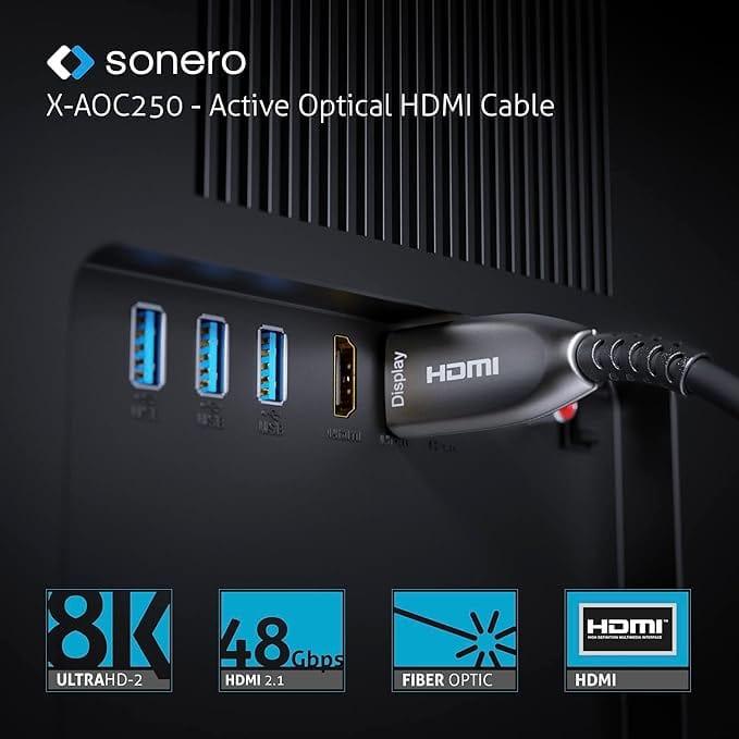 Actual product image Purelink sonero Active HDMI 8K AOC Extender Cable - 20m (20 m, HDMI)