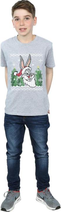 Immagine prodotto Looney Tunes Bugs Bunny Christmas Fair Isle Maglietta Ragazzi (152, 158)