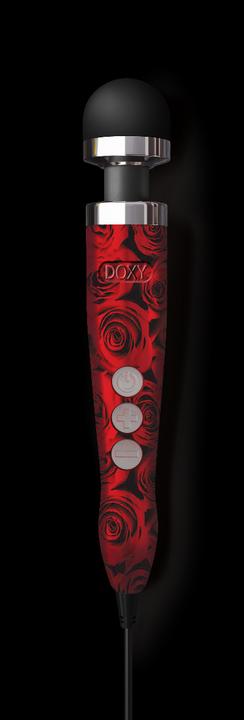 Actual product image Doxy Number 3 Wall Massager Rose Pattern