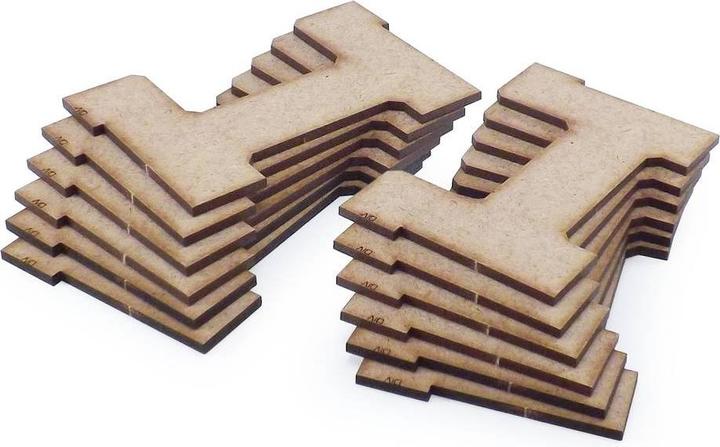 Image du produit Feldherr DIVS - 12 diviseurs pour l'organisateur de jeux de société (Bois)