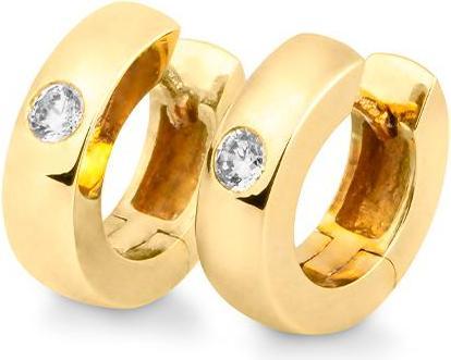 Produktbild Breuning Creolen - BRILL. 0,14 Ct. H/si (750/18 K Gold)