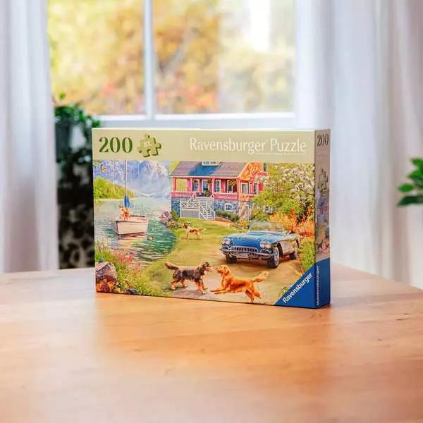 Immagine prodotto Ravensburger Puzzle 12001370 - Casa estiva in riva al lago - Puzzle per anziani e senior, con 200 (200 pezzi)