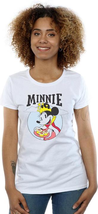 Actual product image Disney Womens/Ladies Minnie Mouse Queen Cotton T-Shirt (S)