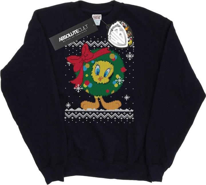 Looney Tunes Tweety Pie Christmas Fair Isle Sweatshirt (XXL)
