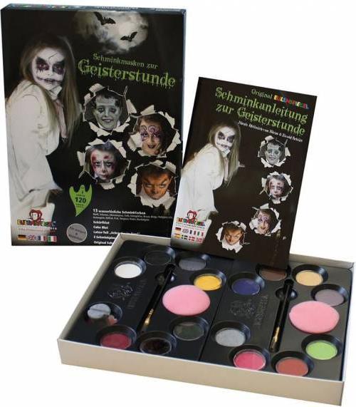 Actual product image Eulenspiegel Make up masks for the witching hour