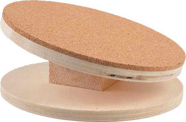 Actual product image Duvoplus Disque d'exercice ergonomique en liège M, 25x25x7cm