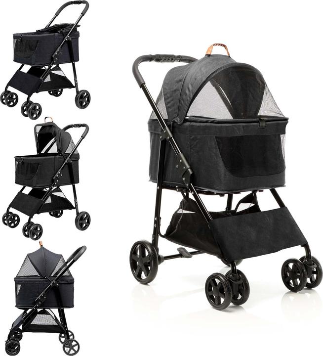 Immagine prodotto Fudajo 2in1 Hundewagen (Cane, Traspirante, Pieghevole)