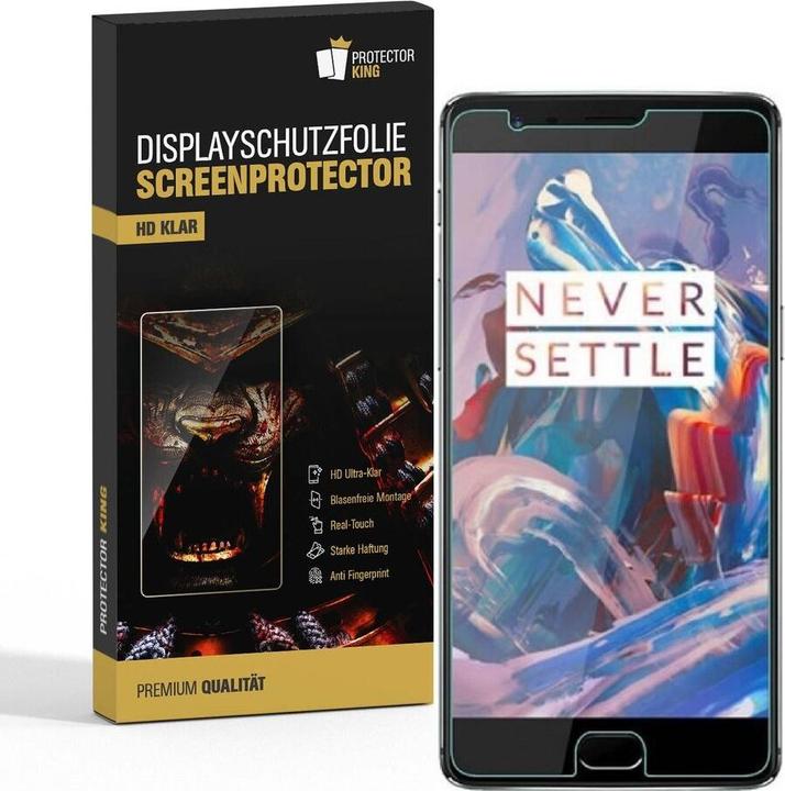 Actual product image Protectorking 6x Premium screen protector 3D CLEAR (6 Piece, OnePlus 3)