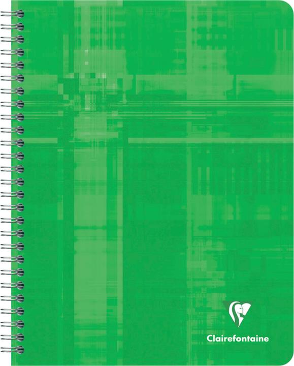 Image du produit Clairefontaine Cahier à spirales (17 x 22 cm, Quadrillé, Couverture souple)