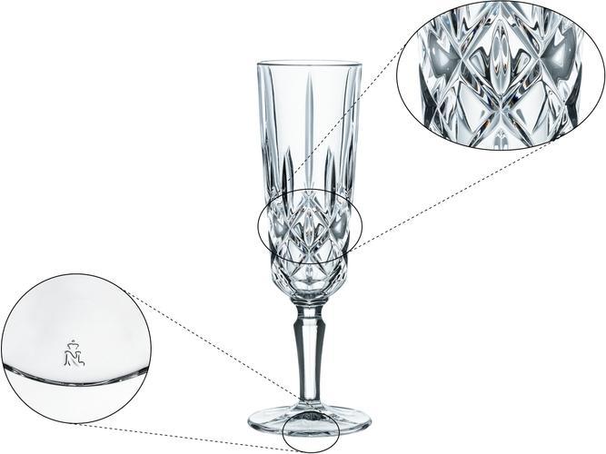 Produktbild Nachtmann Champagnerglas Noblesse (15.50 cl, 4 Gläser, Sektgläser)