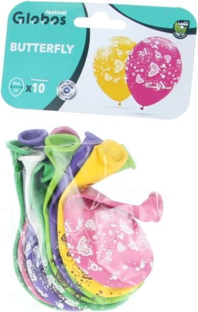 Produktbild Globos Luftballons - Schmetterlinge - 10 Stück