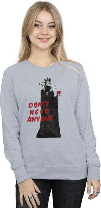 Actual product image Disney Womens/Ladies Villains Don't Need Anyone Sweatshirt (XL)