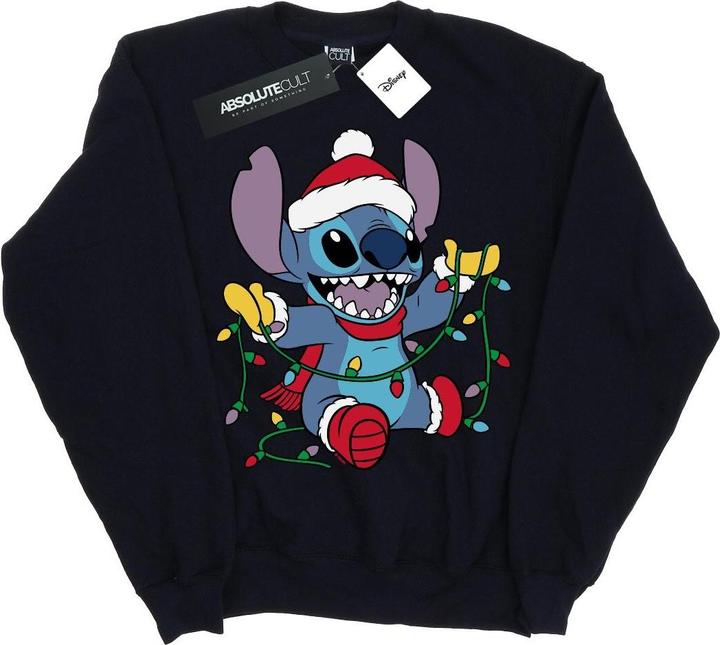 Produktbild Disney Lilo And Stitch Christmas Lights Sweatshirt (XXL)