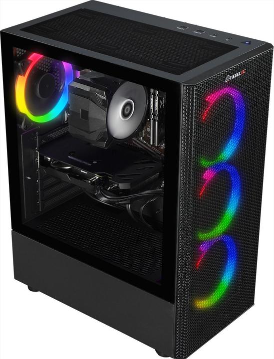 Actual product image Kiebel Gaming PC Tricera V AMD Ryzen 5 5500, 32GB DDR4, AMD Radeon RX 7600 XT 16 GB, 1TB SSD (AMD Ryzen 5 5500, 32 GB, 1000 GB, Radeon RX 7600 XT Fighter)