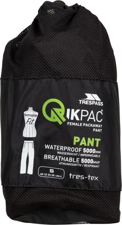 Immagine prodotto Trespass Pantaloni da pioggia da donna QIKPAC (S)