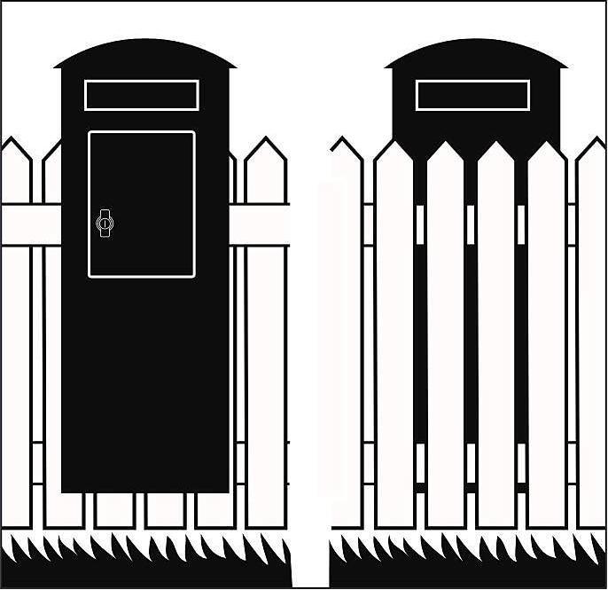 Actual product image SafePost 70-5 Combi letterbox anthracite grey