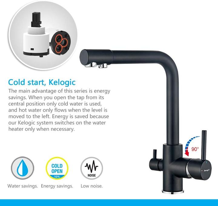 Image du produit Ibergrif Trinkwasserhahn mit 360°Drehbarkeit