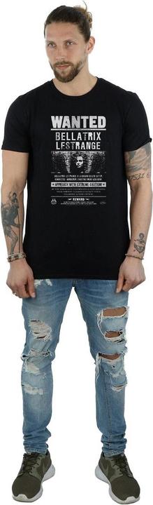 Actual product image Mens Bellatrix Lestrange Wanted Poster Cotton T-Shirt (XXL)
