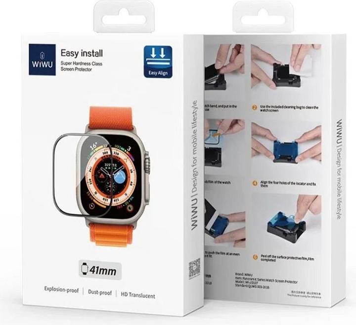 Actual product image Wiwu Strap Easy Install Watch Screen Protector for Watch 46mm