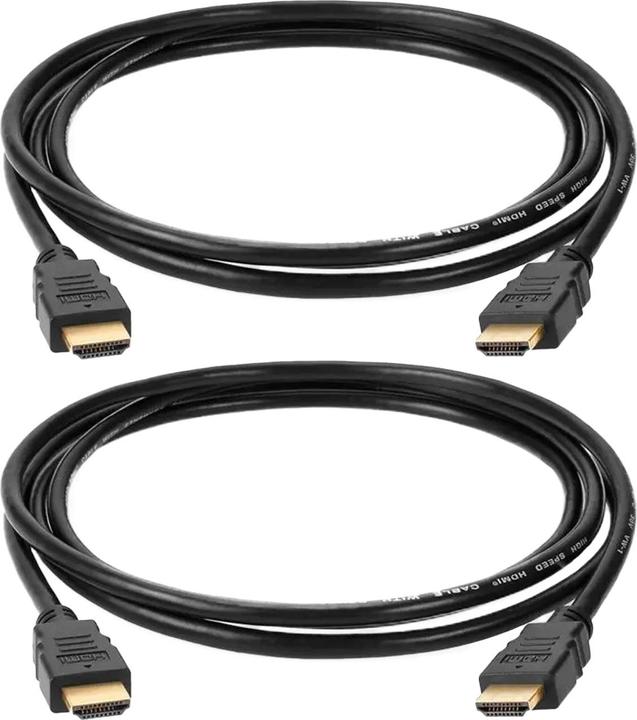 Produktbild Makant 2er-Set Highspeed HDMI,Kabel, Ethernet, max. 10,2 GBit/s, Typ A, 8 PCM, L 1,0 m (1 m, HDMI)