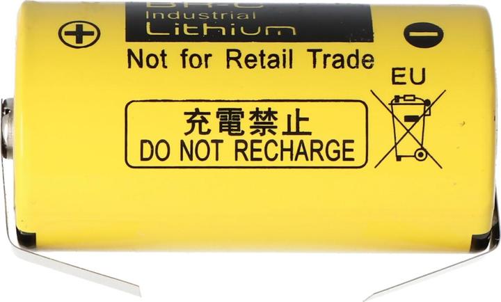 Produktbild Panasonic Akku BR-C Lithium Batterie Baby mit Lötfahnen in U-Form (1 Stk., Gerätespezifisch, 5000 mAh)