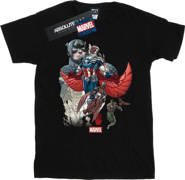 Immagine prodotto Captain America Falcon Evolution Maglietta Uomo (4XL)