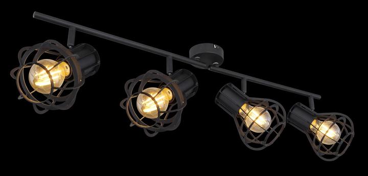 Image du produit Globo Projecteur Clastra noir mat 4xE27 (E27)