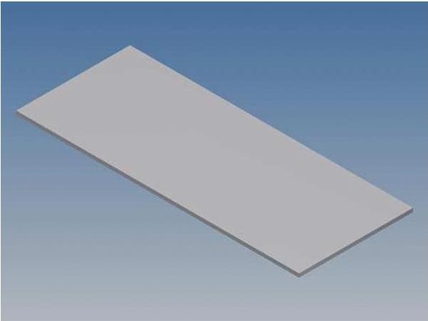 Immagine prodotto Velleman PIASTRA IN ALLUMINIO PER 10001 / MC 11 - ARGENTO - 77 x 31 x 1 mm (Case)