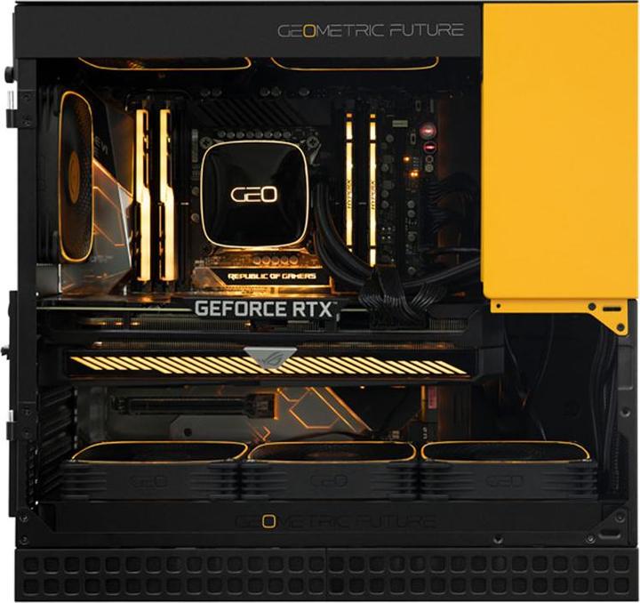 Produktbild Geometric Future King Arthur Midi-Tower Gehäuse - schwarz (Mini-ITX, ATX, Mini-ATX)