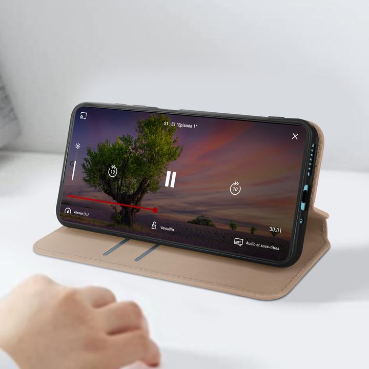 Image du produit Avizar Classic Edition, couverture arrière avec rabat magnétique Series (Xiaomi Redmi Note 13 5G)
