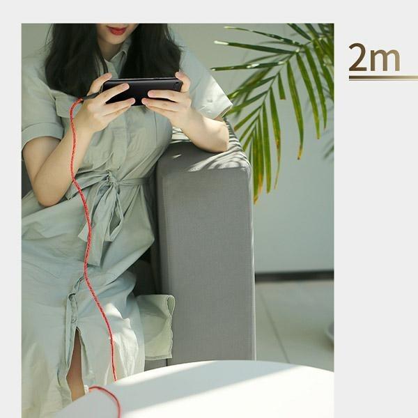 Produktbild Usams Kabel pleciony U41 microUSB 2m 2A czerwony/red SJ396USB02 (US-SJ396) Fast Charge (2 m, USB 3.0)