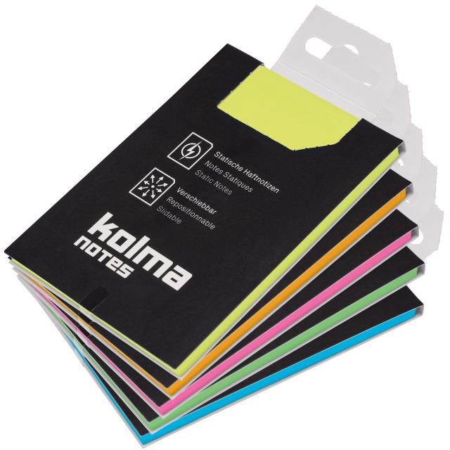 Actual product image Kolma Sticky notes Notes A7 static cling orange (74 x 105 mm)