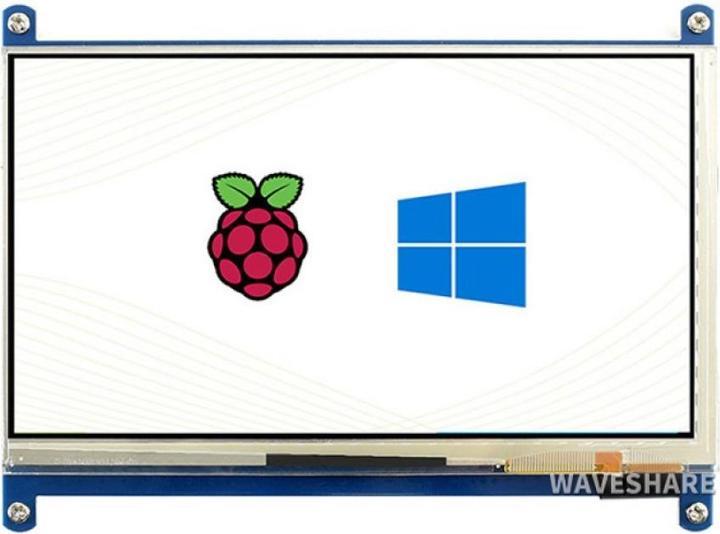 Image du produit WaveShare 7inch Capacitive Touch Display LCD (C) 1024×600 HDMI