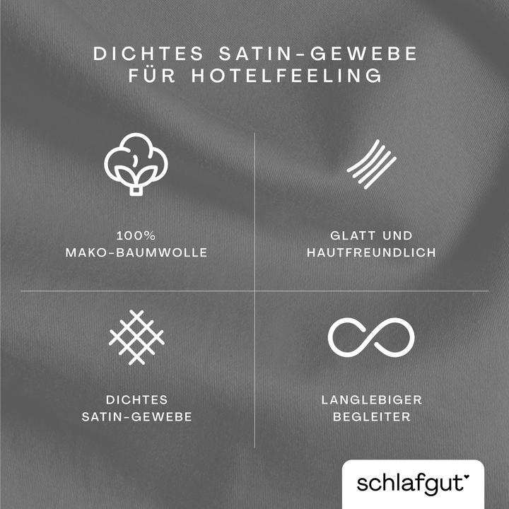 Image du produit schlafgut Woven Satin (Housse de couette, 155 x 220 cm)