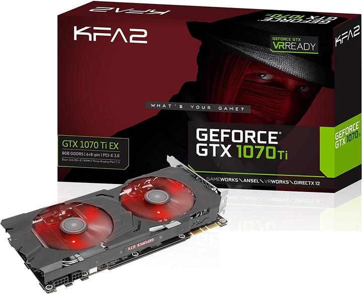 Actual product image KFA2 GeForce GTX 1070 Ti Ex (8 GB)