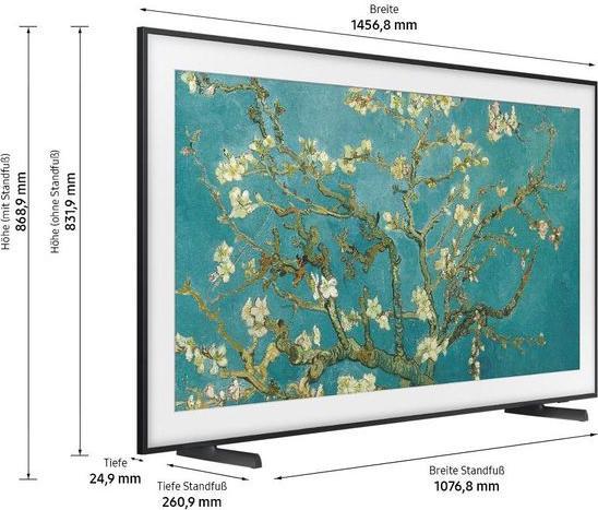 Produktbild Samsung The Frame QE65LS03B - (EU) (65", LS03B (EU), QLED, 4K, 2023)
