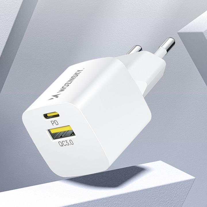 Image du produit Wozinsky Chargeur mural WWCEAC GaN USB-A USB-C 33W - blanc (33 W)