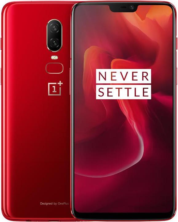Actual product image OnePlus 6 (128 GB, Amber Red, 6.28", Dual SIM, 16 Mpx, 4G)