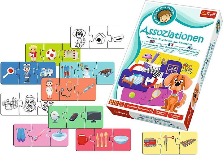 Produktbild Trefl Der kleine Entdecker - Assoziationen Spiel (Deutsch, Französisch, Englisch)