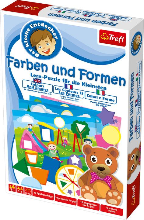 Produktbild Trefl Der kleine Entdecker - Farben und Formen Spiel (Deutsch, Englisch, Französisch)