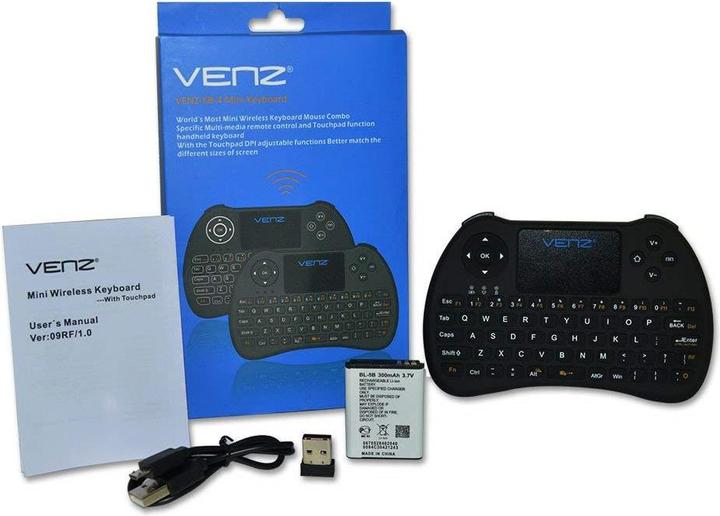 Actual product image Venztech Venz mini keyboard with touchpad mouse (DE, Wireless)