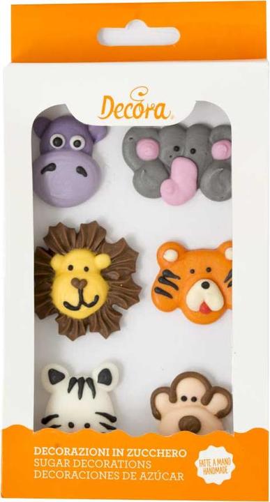 Image du produit Decora Animaux de la jungle (6 x)