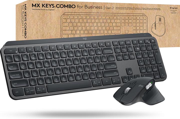 Produktbild Logitech Mx Keys Combo For Business Gen (DE, Kabelgebunden)