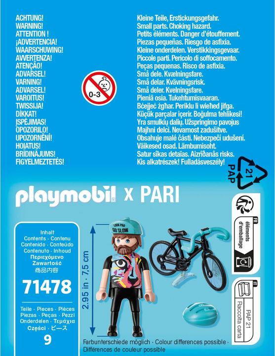 Image du produit Playmobil Vélo de course Paul (71478, Playmobil Special Plus)