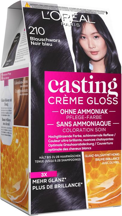 Actual product image L'Oréal Paris Casting Crème Gloss (210 Blue-black)