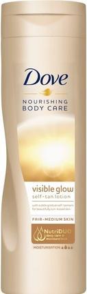 Dove Nourishing Body Care Visible Glow Self-Tan Lotion - Samoopalovacà pÅ™Ãpravek Fair-Medium (L (250 ml)