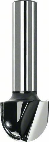Produktbild Bosch Professional Zubehör Hohlkehlfräser, 1/4-Zoll, R1 12,7 mm, D 25,4 mm, L 15,6 mm, G 49 mm