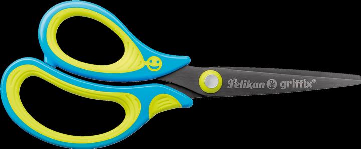 Actual product image Pelikan Scissors pointed Griffix 810296 neonfresh blue lefthanded (15 cm)