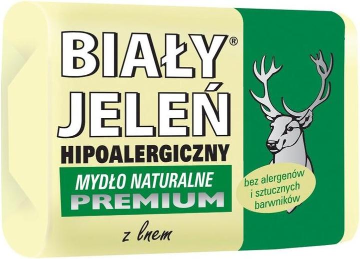 Produktbild Biały Jeleń White Deer Daily Care Natürliche traditionell gebraute Seife in Stangenverpackung 100g (Seifenlotion)