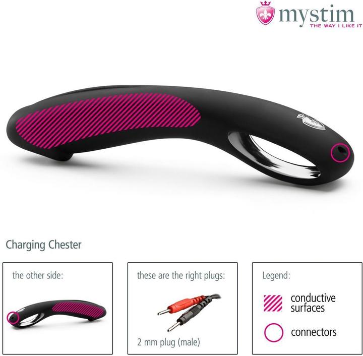 Immagine prodotto Mystim Ricarica del dildo Chester E-Stim